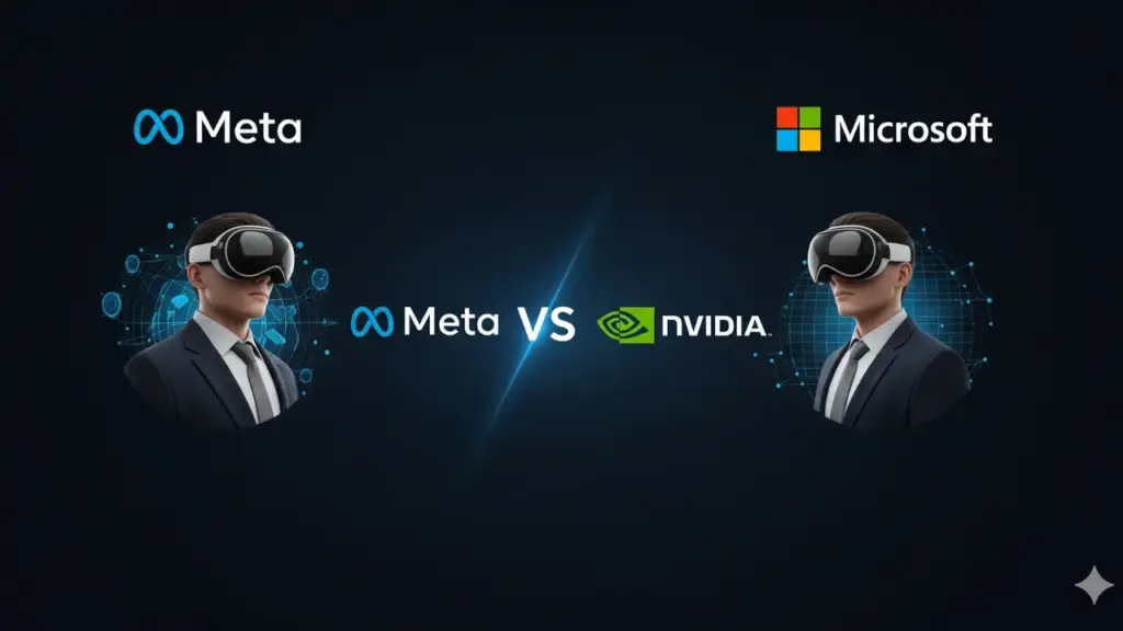 Meta, NVIDIA, and Microsoft: The AI and AR Tech Battle That Could Redefine Business