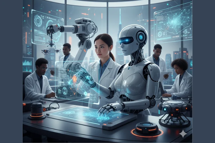 The Collaborative Future of AI Humans and Machines Working Together