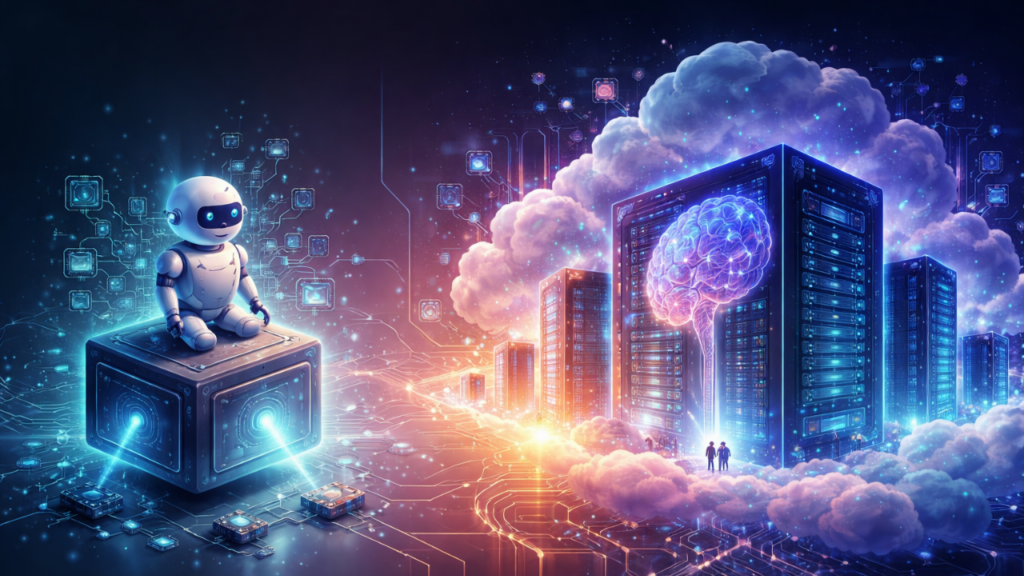 Small AI Models vs Big Cloud AI Why the Future Isn’t About Bigger Models