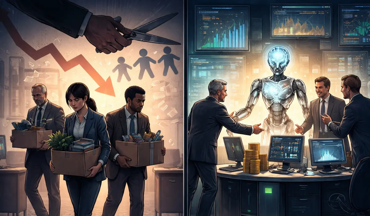 AI Isn’t Replacing Your Job—Companies Are Cutting You to Fund It