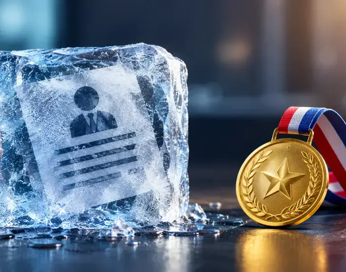 Freeze first, medal second