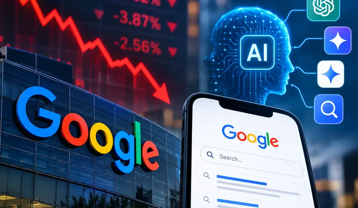 Google Stock Drops as AI Threatens Search Revenue